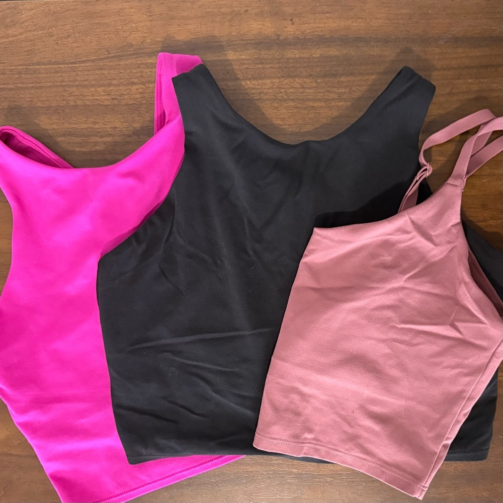 3 Bundle of Athleta Tops sz M